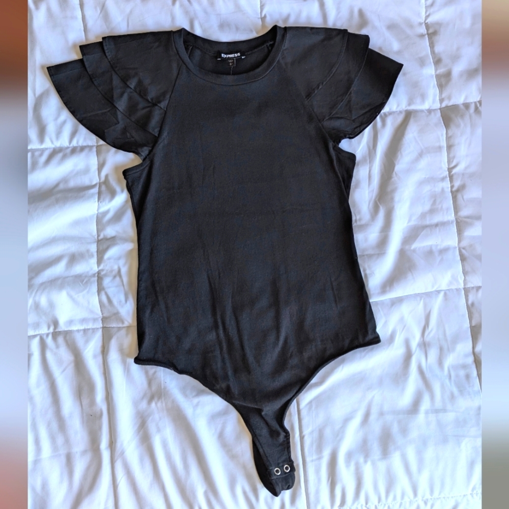 Express Black bodysuit S